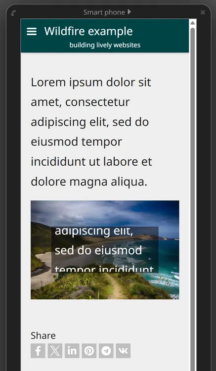 fontsize text missing IWT