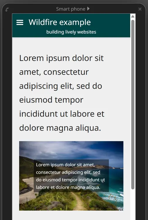 IWT text resized