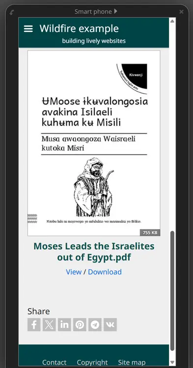 PDF Library mobile